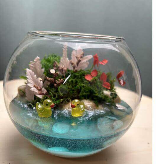 Моссариум мини с уточками