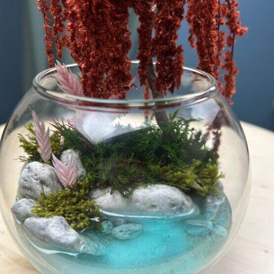 Моссариум мини Ива плакучая