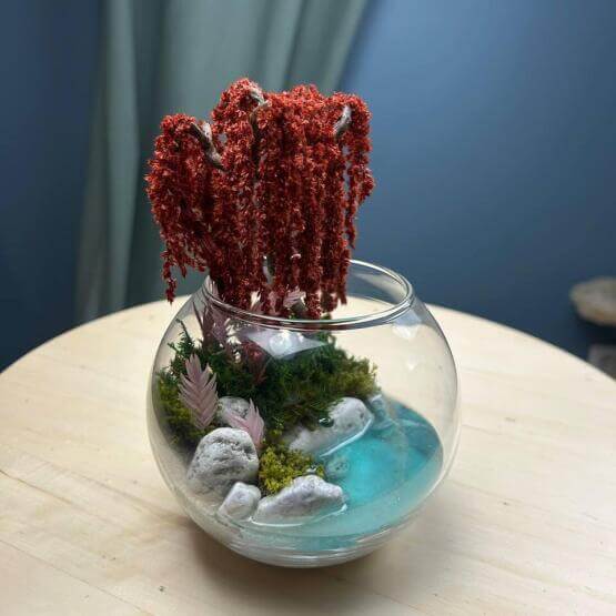 Моссариум мини Ива плакучая