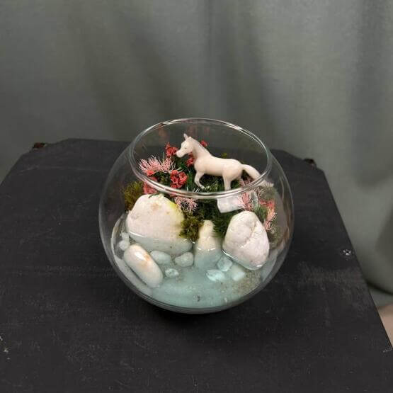 Моссариум мини с Лошадкой