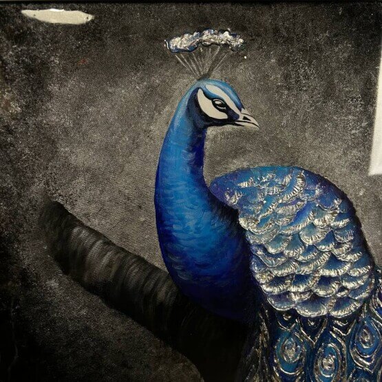 Интерьерная картина "Павлин"