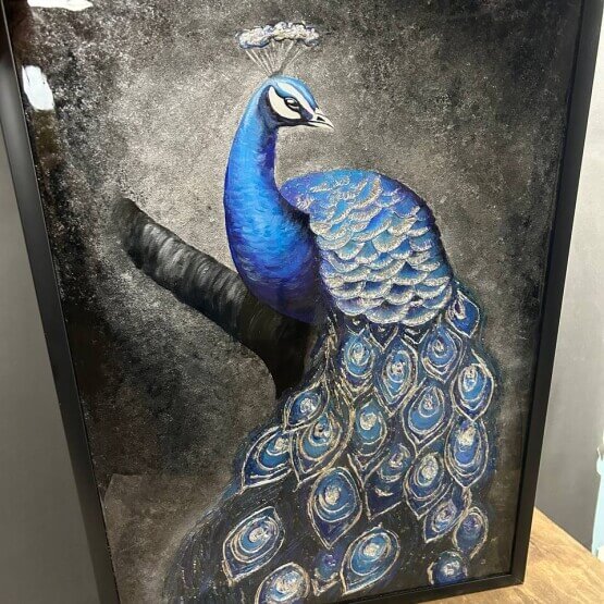 Интерьерная картина "Павлин"