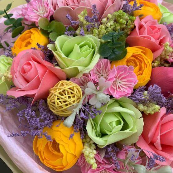 Мыльный букет «Цветочная феерия»