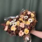 Композиция ""Капучино на миндальном" мыльный букет"