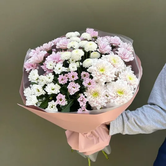Микс кустовых хризантем