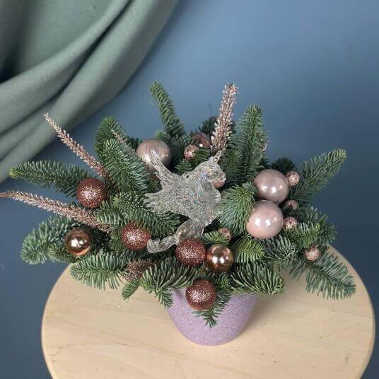 Новогодняя композиция "Блеск праздника"