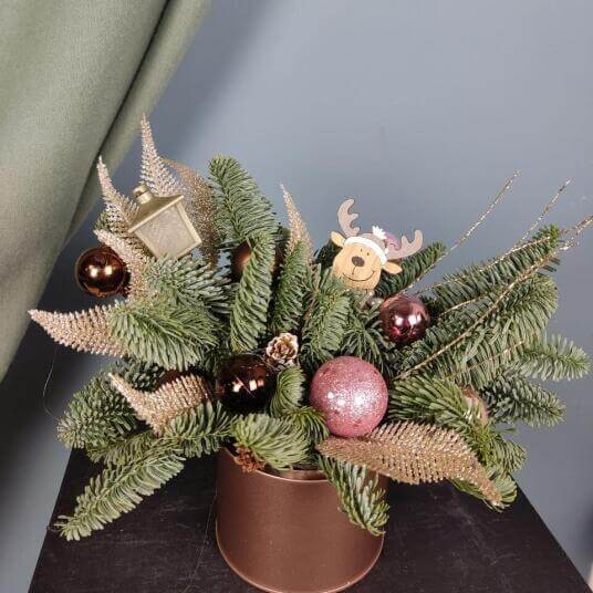 Новогодняя композиция "Лесная сказка"