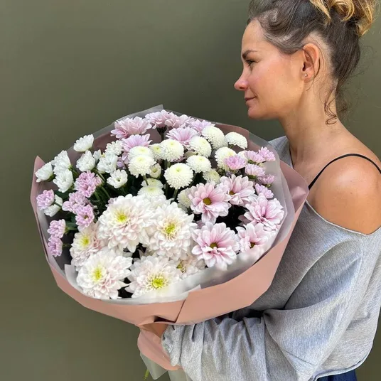 Микс кустовых хризантем