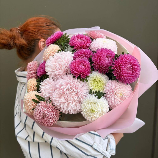 Микс пушистых астр