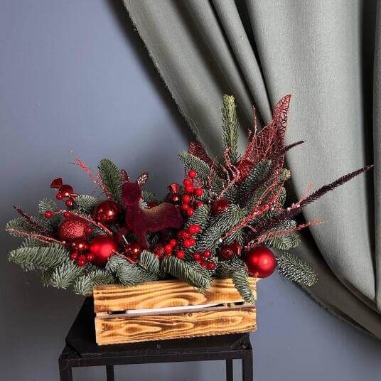 Алый лес в шкатулке