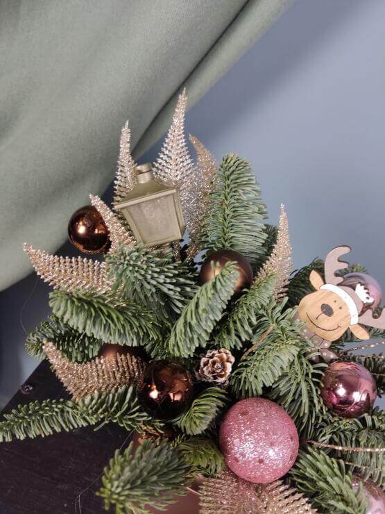 Новогодняя композиция "Лесная сказка"