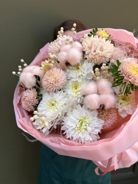 Розовый хлопок