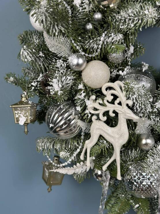 Новогодний  венок из нобилиса  «Скандинавское гостеприимство»