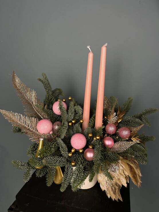 Новогодняя композиция "Домашний уют"