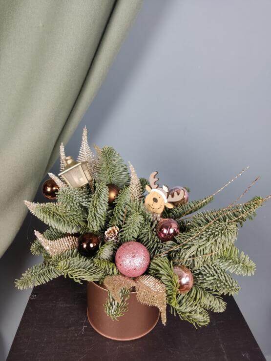 Новогодняя композиция "Лесная сказка"