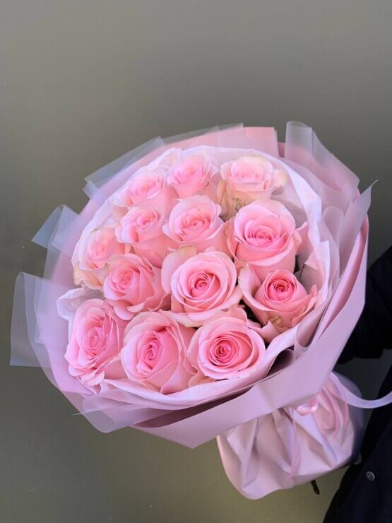 Моно розовых роз