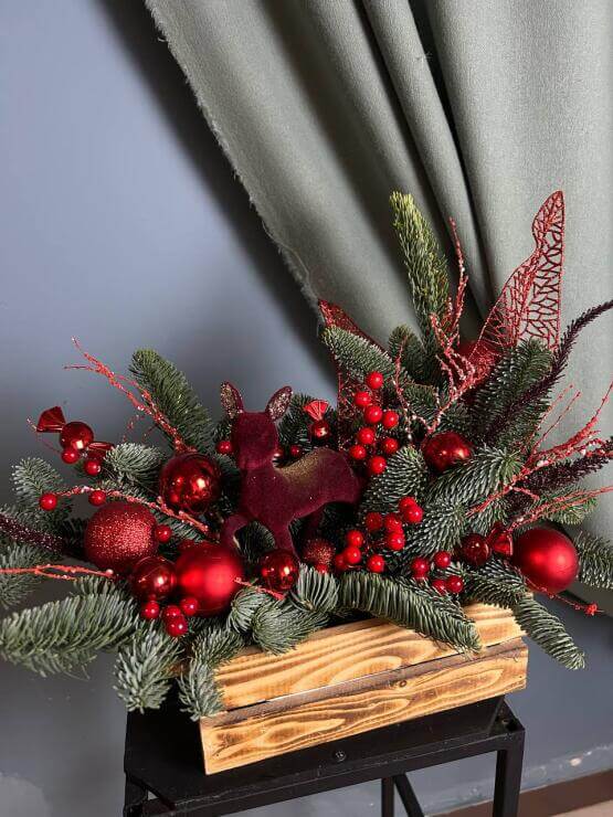 Алый лес в шкатулке