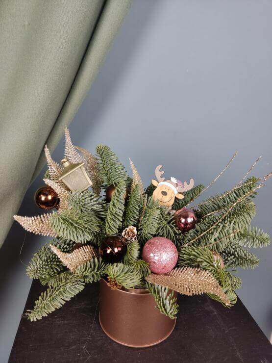 Новогодняя композиция "Лесная сказка"