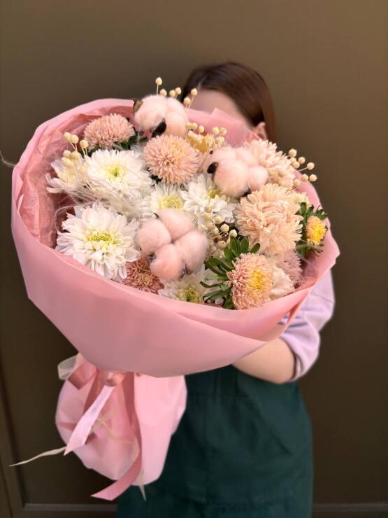 Розовый хлопок