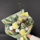 Букет из цветов и нобилиса "Брызги шампанского"