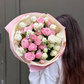 7 нежных кустовых роз