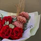 Букет с хризантемой бигуди "Американо"