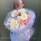 Букет из роз "Элли на маковом поле"