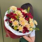 Букет из хризантем "Глинтвейн с медом"