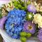 Авторский букет с гортензией "Ночное небо"